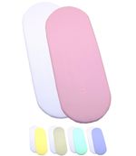 BabyPrem 74 / 76 x 28cm Pack 2 Fitted Moses Basket Pram Mattress Sheets Cotton