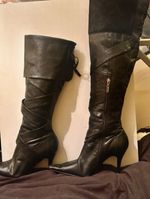 River  Island 3  ways to wear leather  & Suede  boots size 38