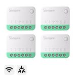 4PCS SONOFF Matter Mini Wi-Fi Smart Switch Compact Relay Apple Alexa Google