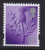 S116 50p Thistle ~ SCOTLAND Regional UM GB Machin