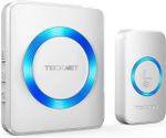 TeckNet WA900 Wireless Doorbell 1300ft Range 60 Chimes LED Mute IP65 New