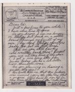 Oʻahu Hawaiian Islands 1945 U.S. Military V-Mail Letter to Omaha Nebraska