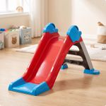 Children's Slide with Spray Holes Non-Slip Water Slide with Climbing Ladder for