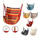 Hanging Hammock Chair Outdoor Hammock Swing Seat for Patio, Garden, Decking NEW