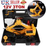Electric Car Jack 3 Ton 12V Kit Car Jack Hydraulic with Inflator Electric Jack