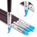 5Pcs Silicone Clay Sculpting Tools Set Pottery Ceramics DIY Nail Art Carving UK