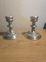Antique Sterling Silver 925 Pair of Candle Stick Holders Hallmarked Birmingham