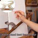 1 Set Easel Hand Rest Support Bar Anti-smudge Hand Artist Hand Support Bridge