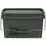 NGT Bucket 5 Litre Green Rectangular Bucket - Carp Coarse Fishing Free Delivery