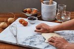 TRUELY HYMALYAN  45 X 30 X 2cm Marble Pastry & Cutting Board