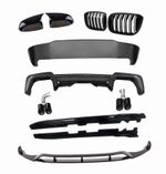 BODY KIT FOR BMW X3 G01 PRE FRONT SPLITTER DIFFUSER EXHAUST TIPS GRILLES MIRRORS