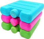 3x Reusable Freezer Blocks Ice Cool Pack Cooler Bag Picnic Travel Lunch Box