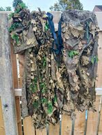 Kicking Mustang Concealment Systems Full Gillie Suit Oakland Size L