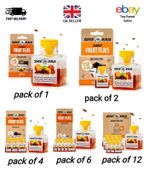 Super Ninja Fruit Ninja Fruit Fly Trap 1-2-3 Pack Highly Effective meal flies Uk