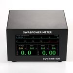 200W Digital SWR Power Meter 1.8-54MHz 4.3" Touch LCD Auto Shut-off Fine-Tuning