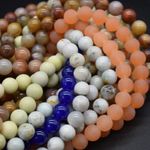 Jade Gemstone Round Beads - 10mm - 14" Strand, for Jewellery Making