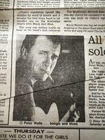 Rose Tattoo Rare Pete Wells Aussie Print Interview