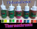 Heat reactive colour change Thermochromic FABRIC Paint - Choose a colour - 30ml