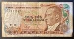Turkey, 5000 Lira Banknote ,  1970- Fine