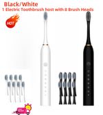 42K times/min Toothbrush Electric Rechargeable Rotating Brush Heads Timer Modes