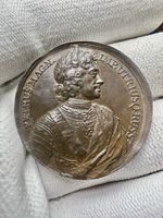 1725 Medal - Death of Peter I -Russia -Catherine I- J.A. Dassier Rare !!