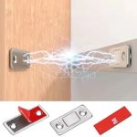 Ultra Thin Magnetic Door Catch Adhesive Cabinet Drawer Latch 2 Pack UK