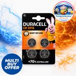 Duracell CR2016 3V Lithium Coin Cell Battery Longest Expiry