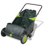Outdoor Garden Power Lawn Sweeper Leaf Grass Collector Remover 103 L vidaXL