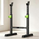 Adjust Barbell Rack Horizontal Stand Pair Weight Lifting Bench Press Universal