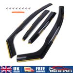 FOR FORD FOCUS MK3 Saloon Hatchback 5-door 2011-2018 4-pc Wind Deflectors Heko