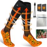 Rechargeable Heated Socks: 360° Full Heating, 2026 Upgraded 9000mAh (Men/Women)
