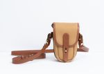 Billingham Ten-16 Camera Bag - Khaki canvas/Tan Leather