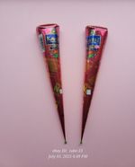 2 x Kavari  BROWN HENNA MEHNDI MEHENDI CONES TUBES TEMPORARY TATTOO BODY ART