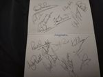 GREAT BRITAIN V AUSTRALIA @ OLD TRAFFORD 10TH NOVEMBER 1990 MULTI SIGNED X 17
