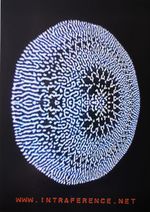 Intraference PROMO POSTCARD Intraference.net UK Barry Hale - Signed on reverse