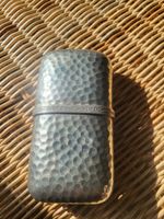 Hammered Pewter Hip Flask  Vintage English Pewter beautiful detail must see