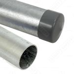 76mm Galvanised Steel Sign Post | Permanent Sign Pole | End Caps Available