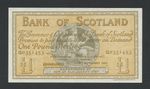 SCOTLAND £1 note 1947 Bank of Scotland BA98b Uncirculated- Banknotes