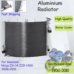 For Kawasaki ZZ-R 1400 ABS 2006-2011 2010 Aluminium Cooling Radiator 39061-0080