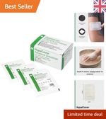 HypaCover 25 Count Adhesive Dressings, Sterile & Comfortable for All Skin Types