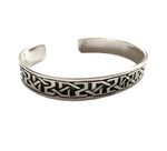NEW Men's Genuine Mexican Silver Heavy 46.6g Celtic Design Torque UK 925 & Box