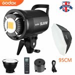 Godox SL-60W 5600K 60w LED Video light Lampe With 95cm bowen mount Softbox Kit