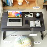 Folding Laptop Bed Table Sofa Breakfast Tray Portable Computer Lap Desk Stand
