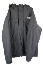 THE NORTH FACE Black Parka Jacket size XL Mens Full Zip Hooded Casual 022054