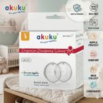 Breast milk Catcher Collection 2x Shells AKUKU Nursing Cups for Breastfeeding