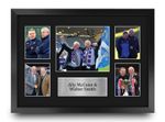 McCoist & Smith Signed Rangers A3 Pre Printed Autograph Photo Memorabilia