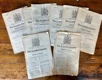 8x  Supplements To London Gazette; Nov 1919 - Jan 1920 *Awards, Citations*
