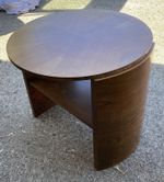 Art Deco Tiered Walnut Coffee Table 