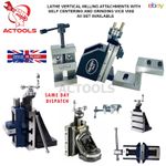 Vertical Milling Lathe Attachments With Self Centering And Grinding Vice Vise UK