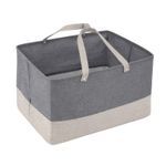 Collapsible Laundry Basket 52L Large Water-Resistant Hamper with Handles